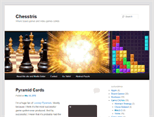 Tablet Screenshot of chesstris.com